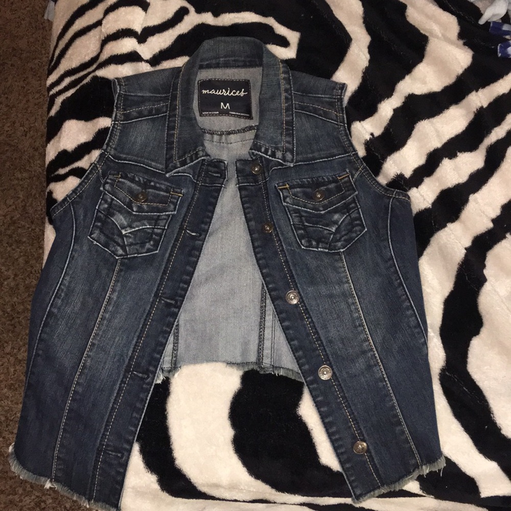 Jean vest, never wore!